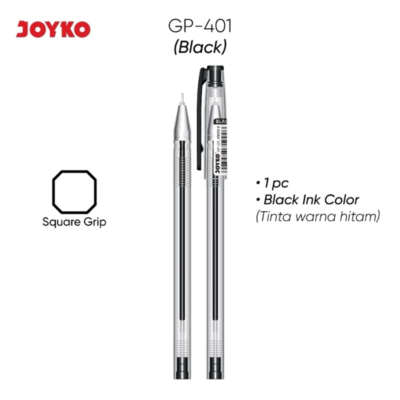 

(12 Pcs) Gel Pen Pulpen Pena Joyko GP-401 I-Tech 5 0.28 mm Hi tech