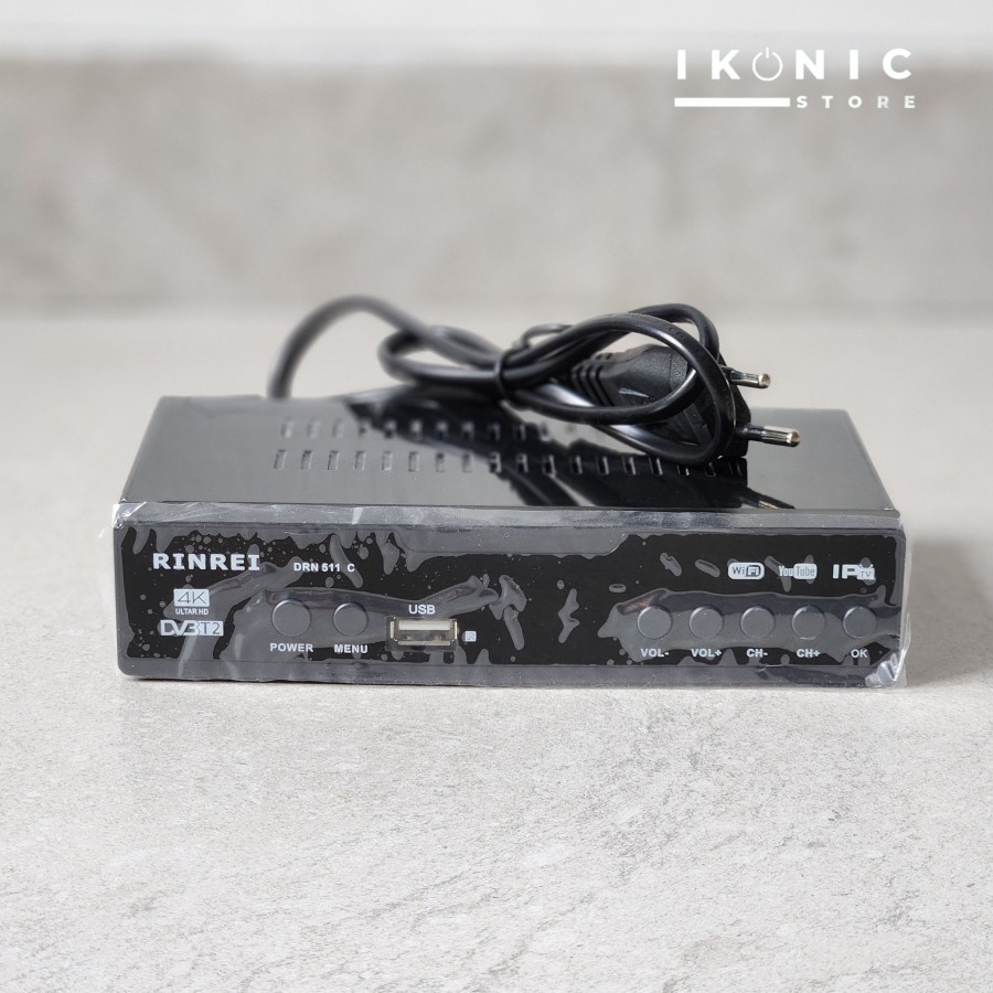 IKONIC Set Top Box TV Digital 511 STB Rinrei DRN-511 DVBT2 - STB