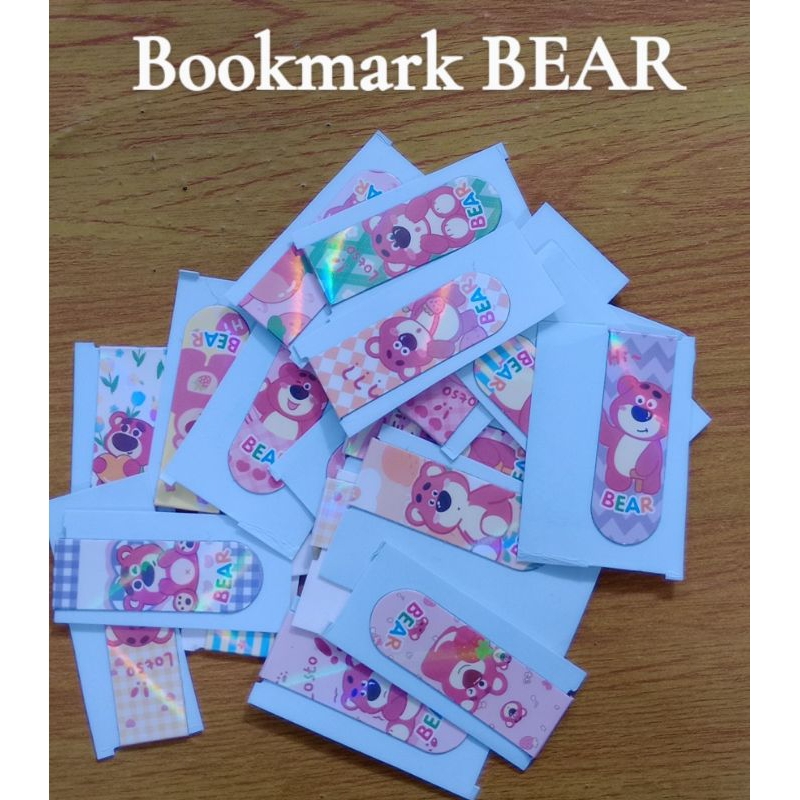 

Pembatas buku magnet, sanrio, mochi, bear beruang, ultraman, bookmark