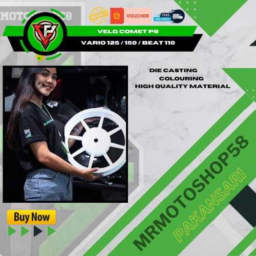 Velg Racing Vrossi Palang 8 Venom Comet Mio Beat Vario110 Vario125 150 PELEK VROSSI P8