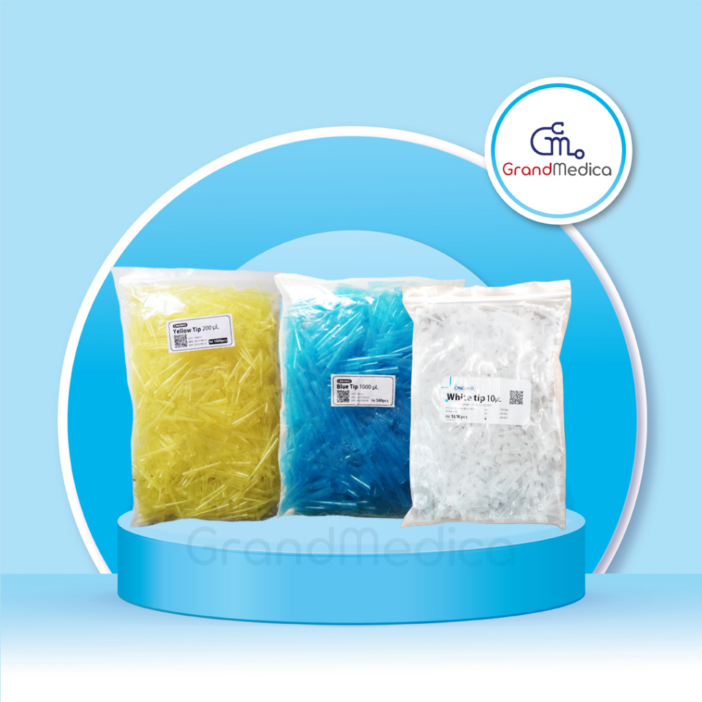 Yellow Tip Micropipet OneMed / Mikropipet Tips Kuning Onemed / Yellow Tip Onemed - Pak Isi 1000