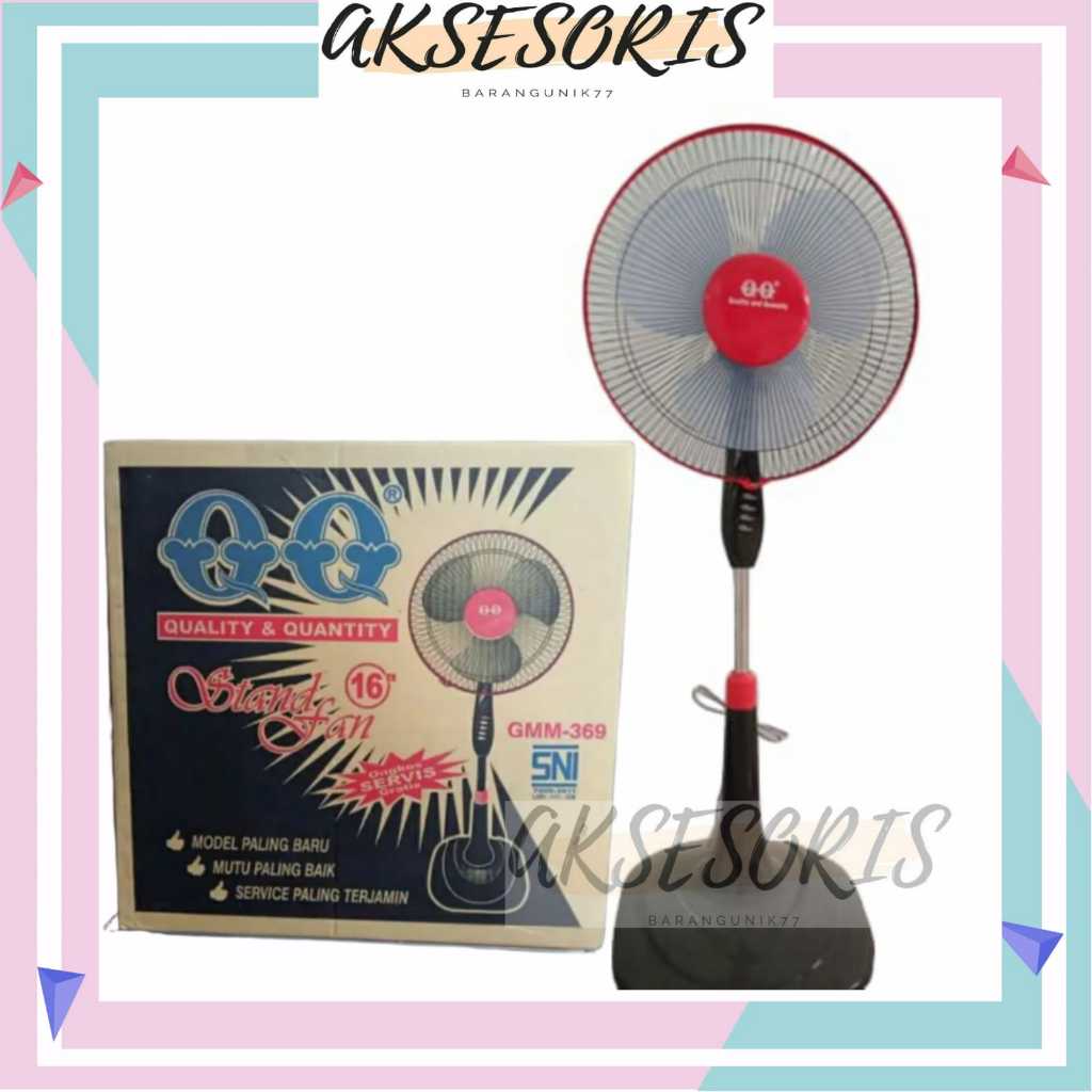 KIPAS QQ GMM-369 / KIPAS ANGIN LISTRIK 16INC / KIPAS ANGIN BERDIRI QQ GMM 369 / KIPAS ANGIN BERDIRI 