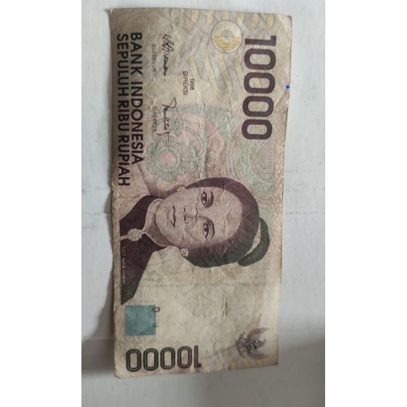 Uang Kuno / Uang Lama Rp 10000 Cut Nyak Din 1998 (ORI 100%)
