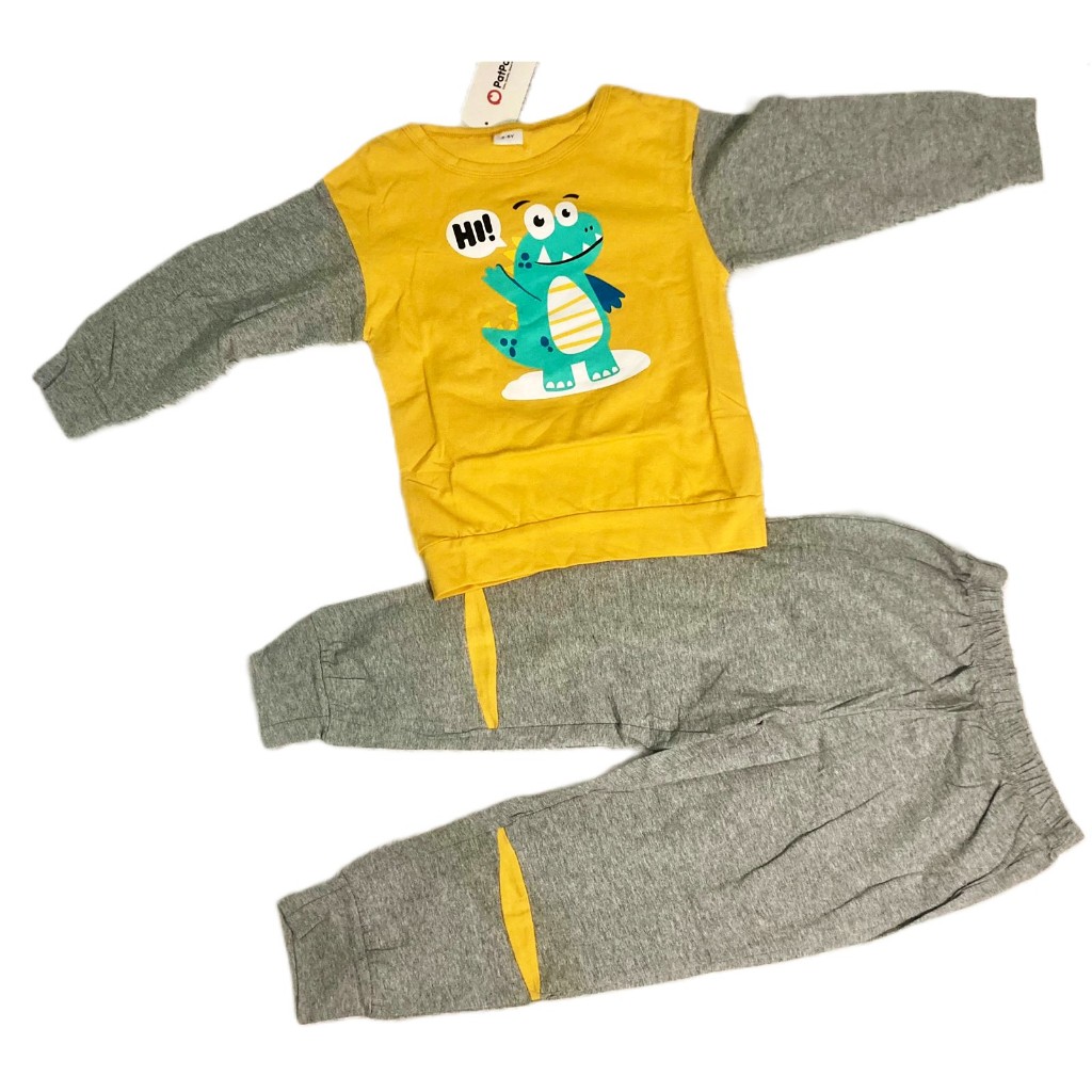 BAJU SET ANAK LAKI LAKI PATPAT 4 - 5 TAHUN BAJU PATPAT BAJU SINGAPURE BAJU IMPOR BAJU LUAR NEGERI