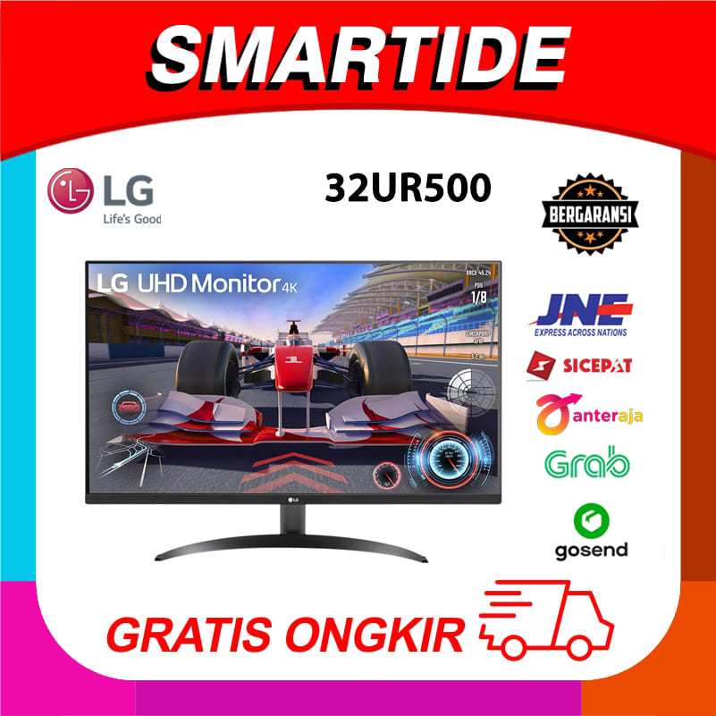 Monitor  LG 32UR500-UltraHD 32 Inch  4K HDR10 VA Maxx Audio 4ms - Original Produk