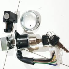 Kunci Kontak Set Honda C50 C70 C90 Kabel 7 Model Original Ori Set 1 Mata Kunci Bisa Untuk 3 Anak Kun
