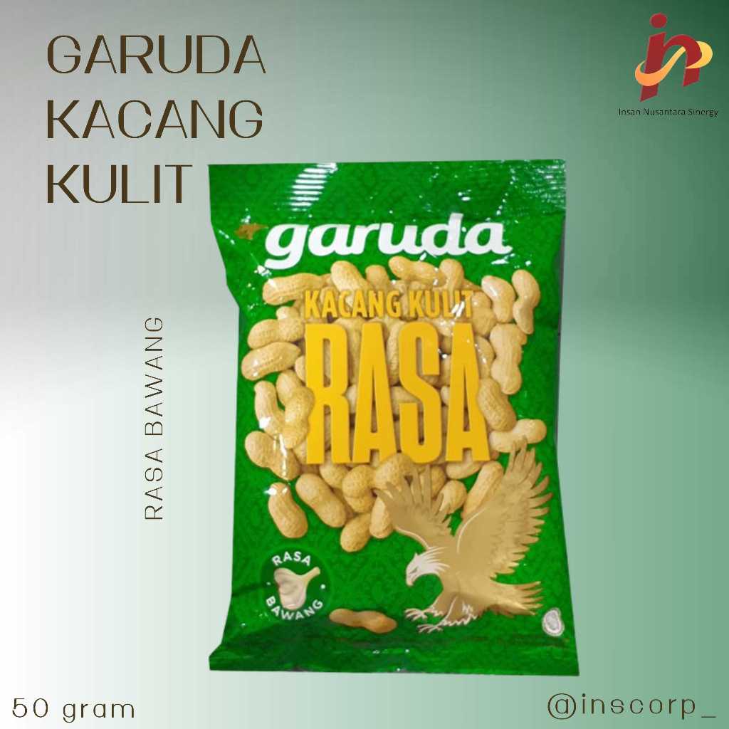 

Garuda Kacang Kulit rasa Bawang 55g/Pack/10 pcs