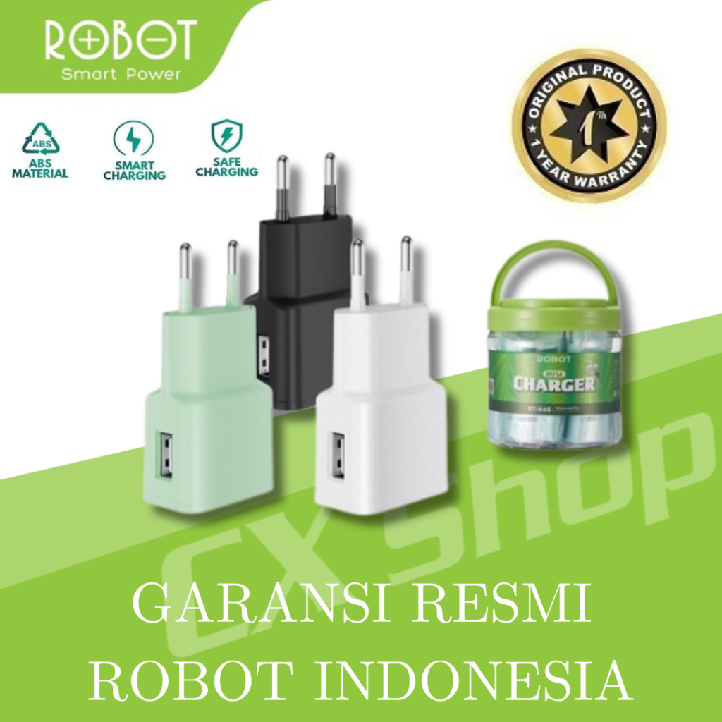 Robot RT-K4S Adapter Charger Smart Charging 5V 1A