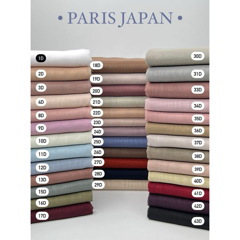 1 ROLL BAHAN KAIN PARIS JAPAN ORIGINAL