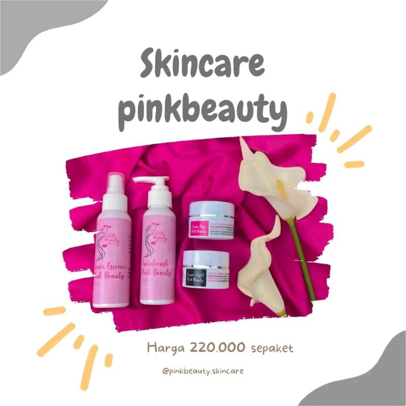 skincare pink beauty