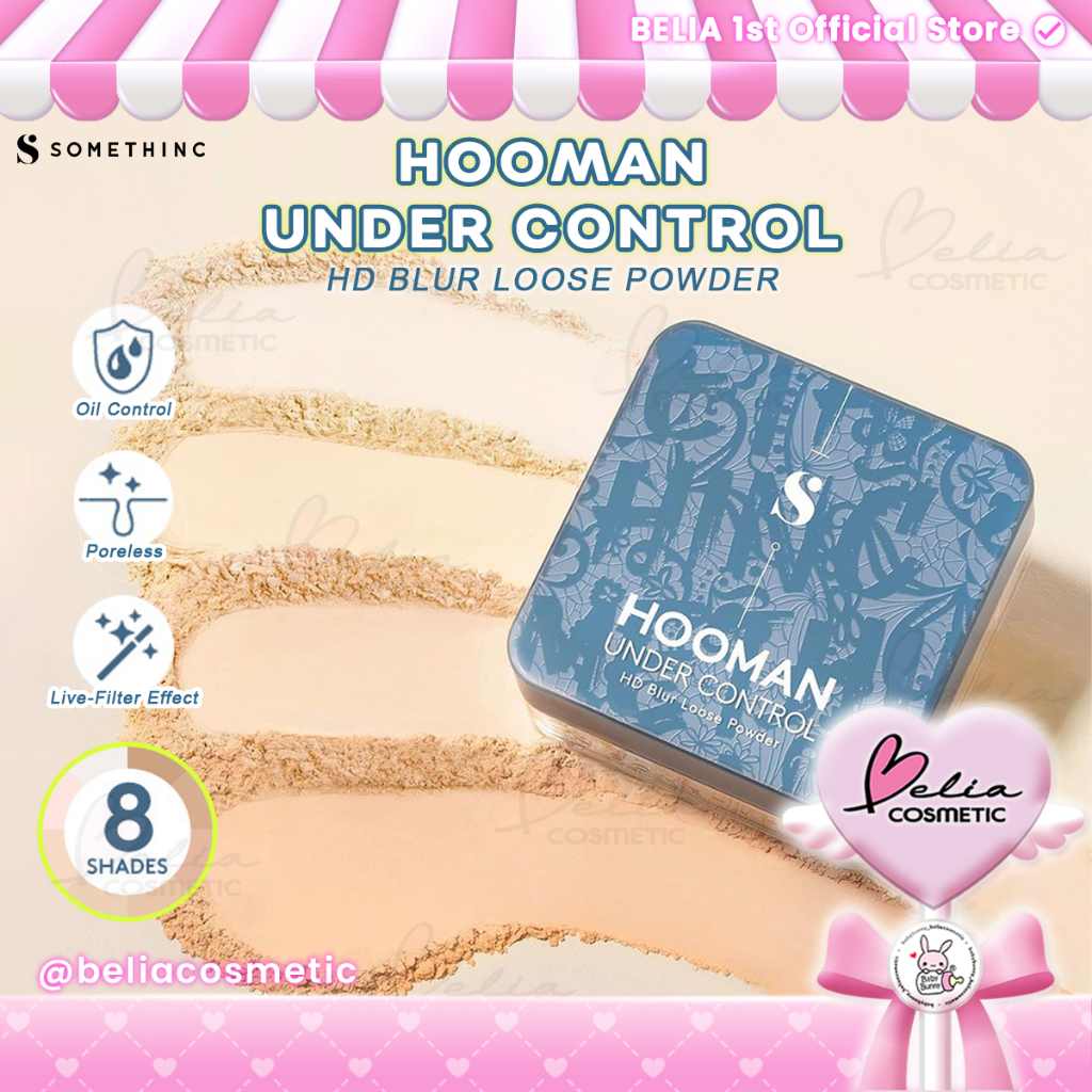 ❤ BELIA ❤ SOMETHINC Hooman Under Control HD Blur Loose Powder | Bedak Tabur | Setting Powder | Water