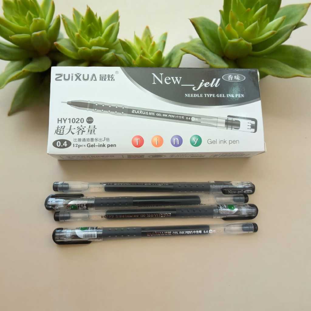 

BOLPEN APEL MURAH / PEN New Gel ZuiXua 1 Pack (12 Pcs)