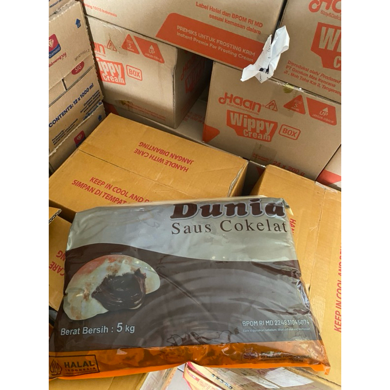 

SELAI COKLAT DUNIA @ 5 kg | SAUS COKLAT FILLING DUNIA | ISIAN ROTI