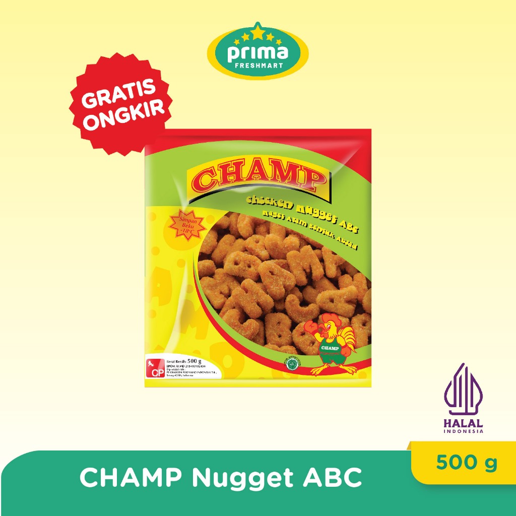 

PAKET CHAMP NUGGET ABC 500 GR (2 PCS)