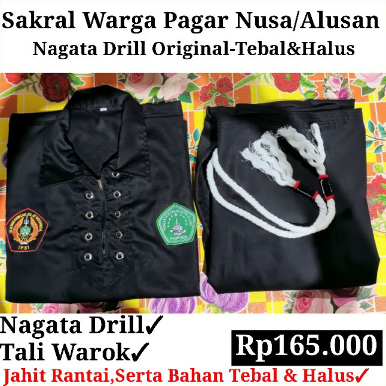 KODE V64G Pagar Nusa  Sakral Warga Pagar Nusa Nagata Drill Original TebalHalus