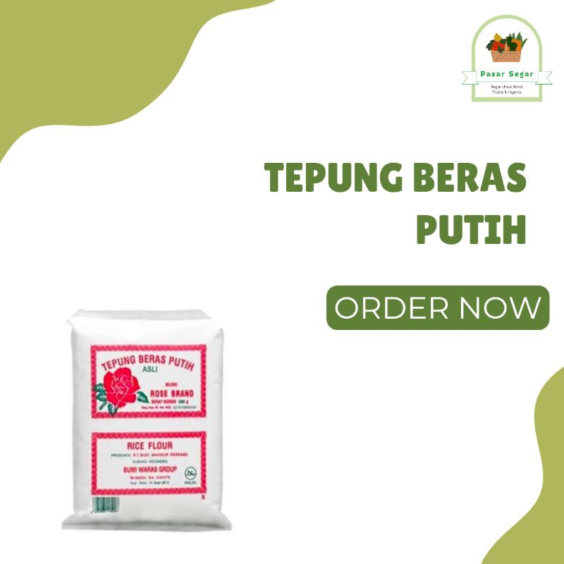 

Tepung Beras Putih 500gr
