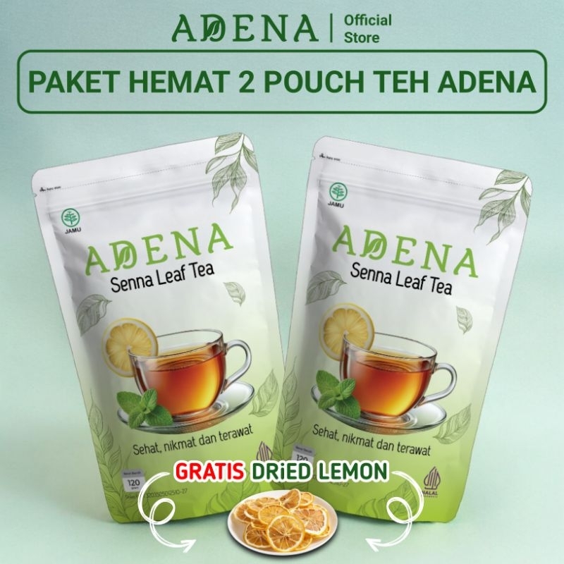 

PROMO BIG SALE ADENA Senna Leaf Tea Isi 2pcs-Minuman Teh Herbal Membantu Melancarkan BAB Menurunkan BB Aman Asli