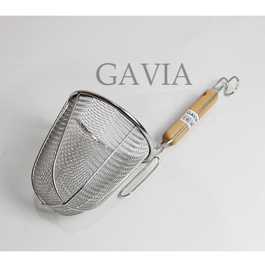 Saringan Mie Kocok TEBAL PREMIUM Stainless / Saringan Mie Ayam Stenlis / Saringan Bakso Ayam 14cm WY