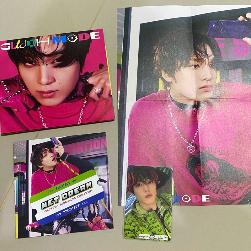 DIGIPACK HAECHAN VER GLITCH MODE PC CHENLE NCT DREAM