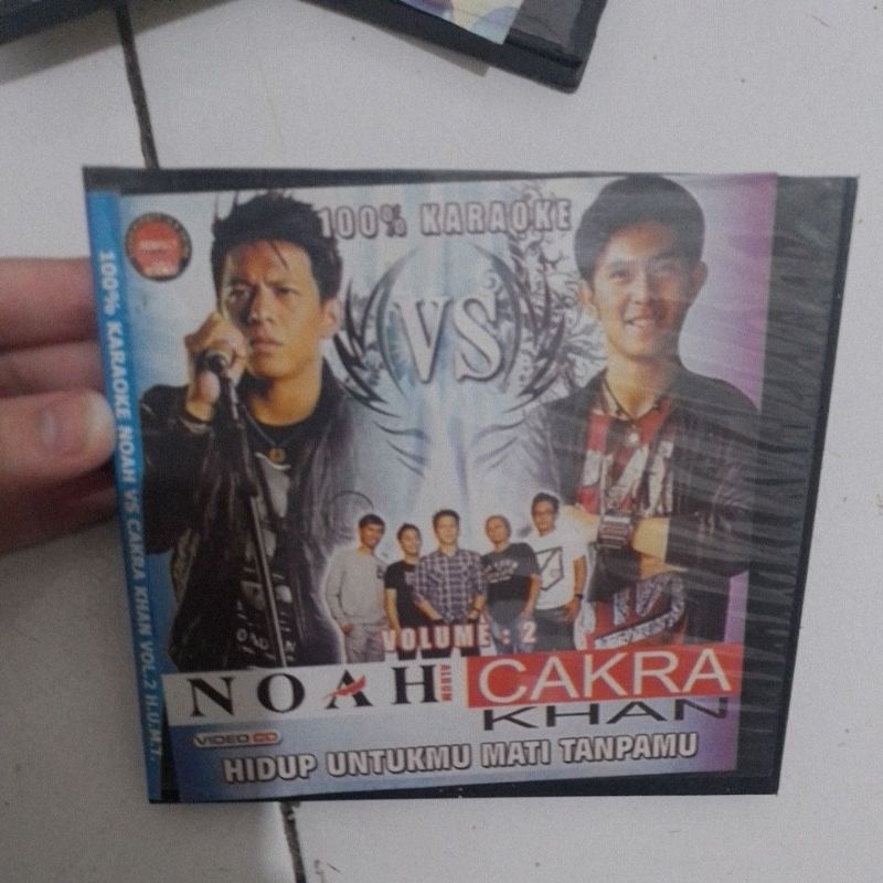 VCD Album Noah Cakra Khan 100% Karaoke Hidup Untukmu Mati Tanpamu Vcd Noah