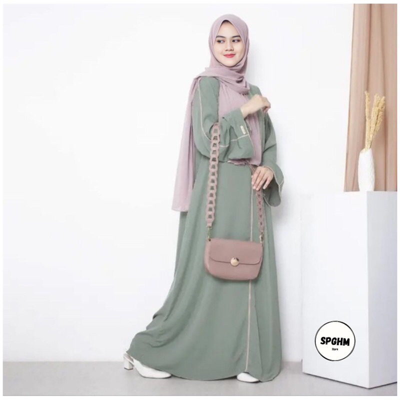 ABAYA BASIC HITAM ABAYA HAFSAH LIST BISBAN TURKEY GAMIS ARAB PAKISTAN CASUAL TERBARU abaya basic | a