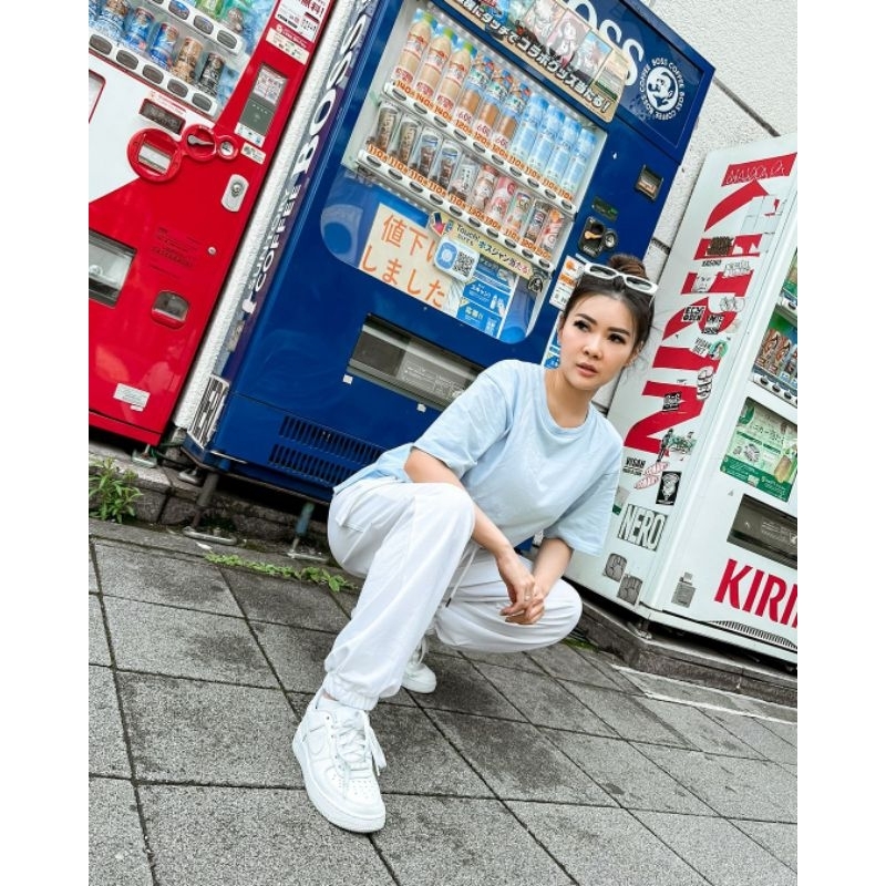 Celana panjang wanita - Celana panjang highwaist - Celana panjang kargo -  Celana panjang korea - Ce