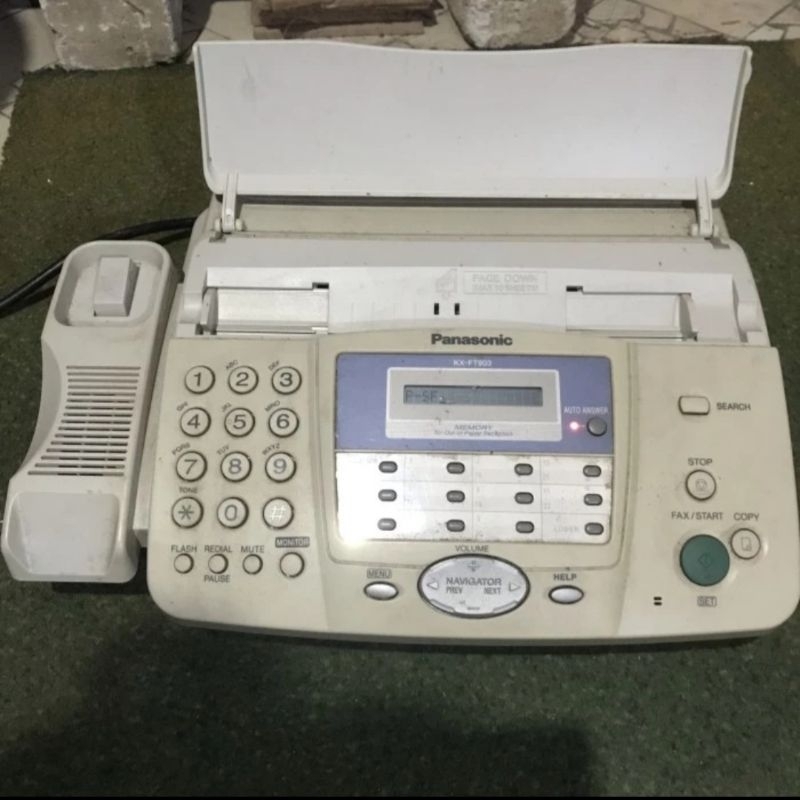 

Facsimile Fax Panasonic KX-FT903CX Thermal Paper auto cutter SECOND