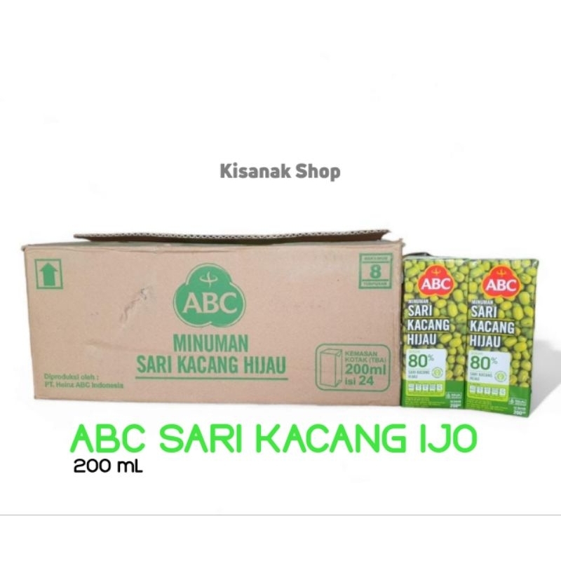 

Minuman ABC Sari Kacang Ijo 200 Ml