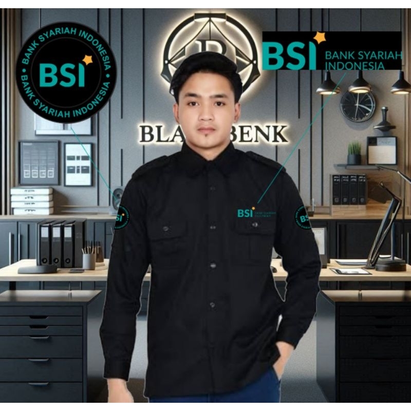 kemeja bank syariah Indonesia bank bsi