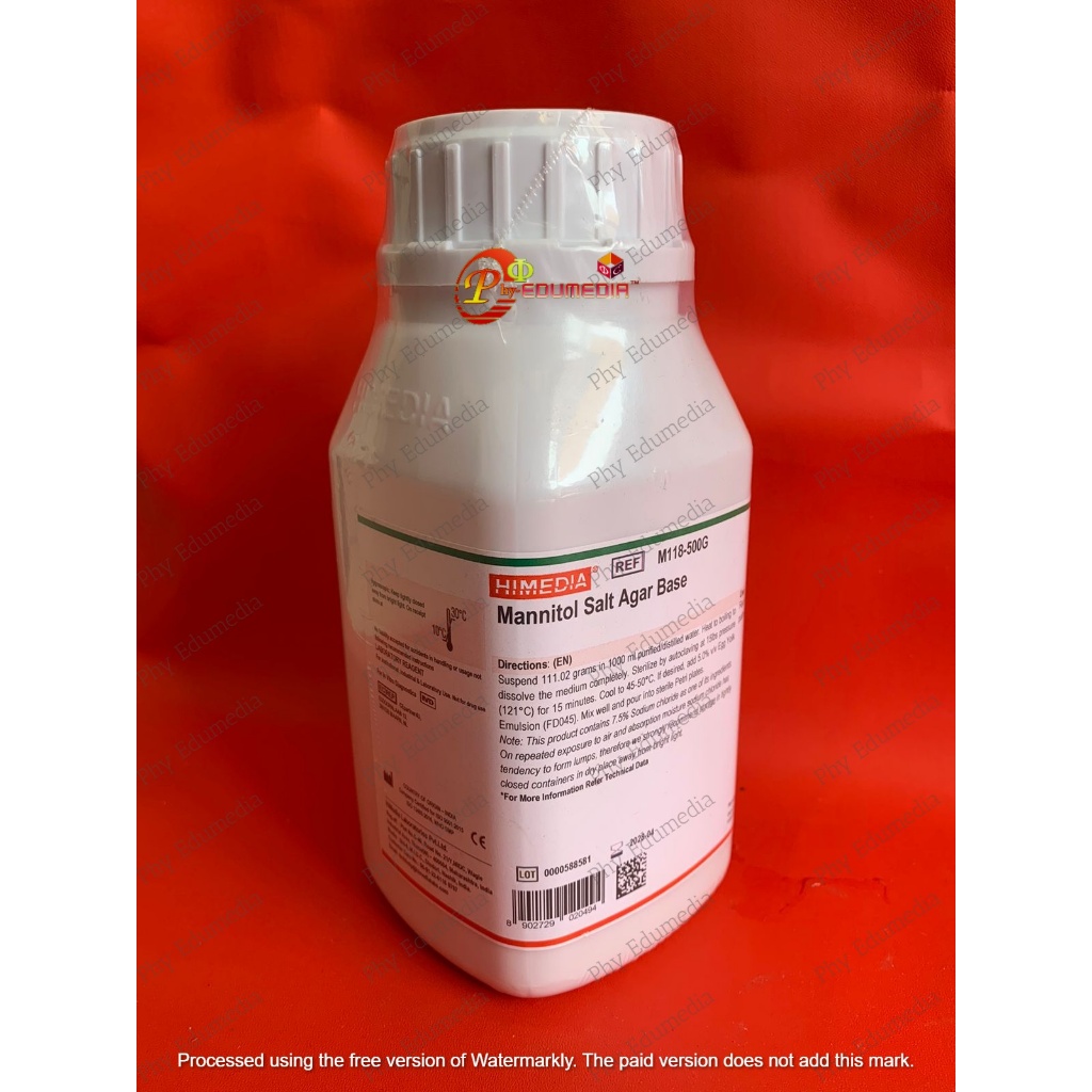 Mannitol Salt Agar Base / Media MSA Himedia Per Gram (Min 5 Gram)