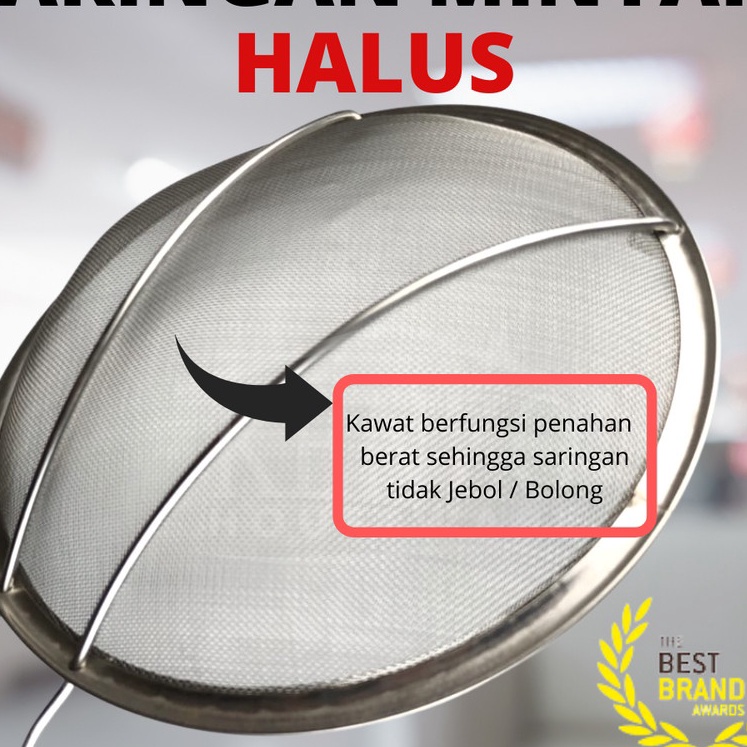 Terbatas Saringan Minyak Goreng Tirisan Minyak Gorengan Stainless Halus