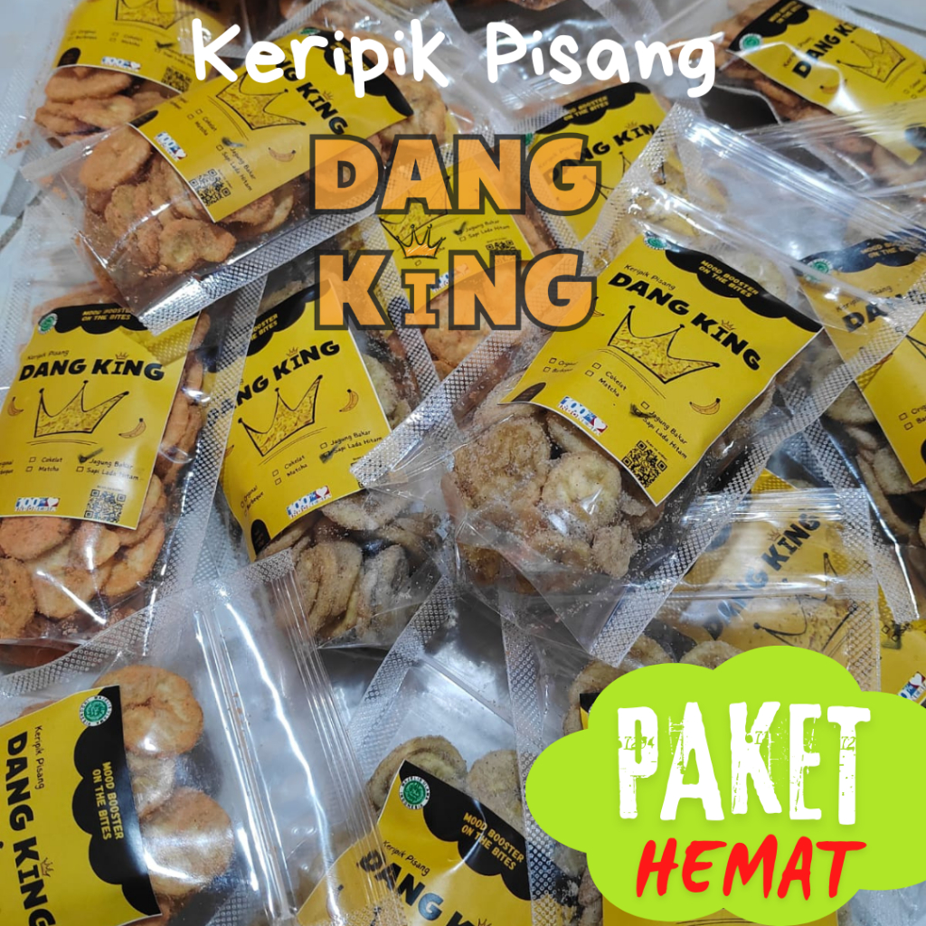 

Keripik Pisang DANG KING Paket Hemat 4 Rasa