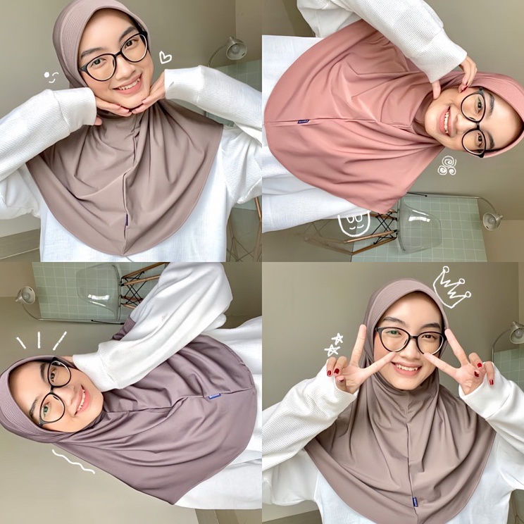 Grosir Diskon  OHHIJAB  Bergo Hamidah SIZE M  Bergo Pet Kecil