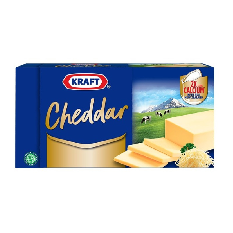 

keju kraft cheddar blok 150