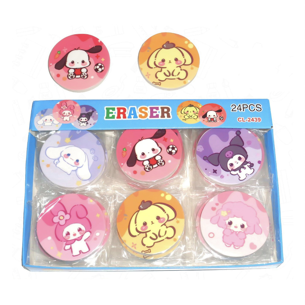 

1 BOX / 24 Pcs Eraser Karakter CL-2439 Sanrio