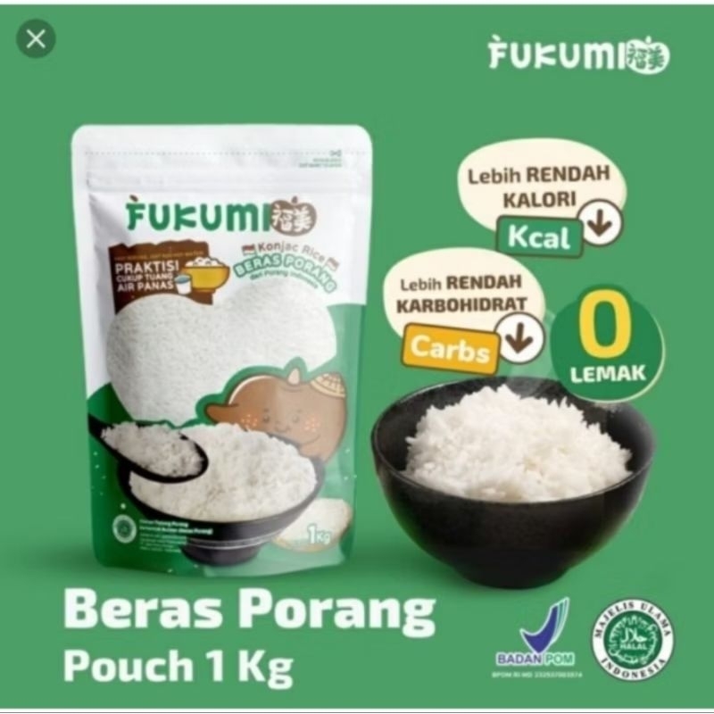 FUKUMI 1 KG / FUKUMI BERAS PORANG 1 KG / FUKUMI RICE