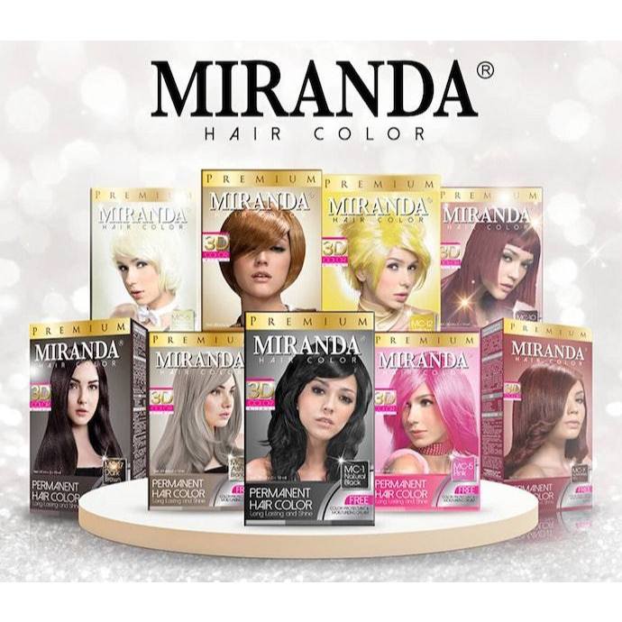 Miranda Hair Colour 30gr | Cat Rambut Miranda | Miranda Cat Rambut