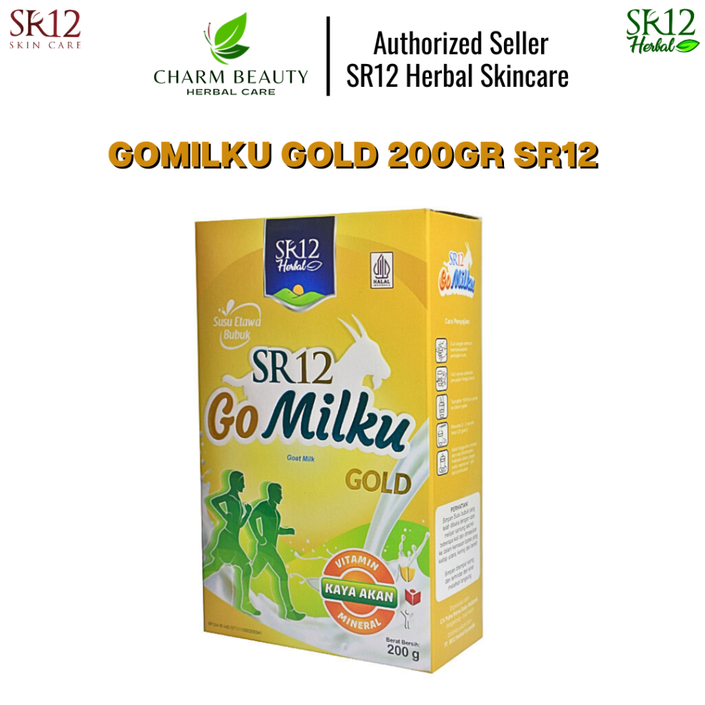 

GOMILKU SR12 GOLD 200 GRAM | Susu Kambing untuk Lansia | Susu Kesehatan | Gomilku Gold SR12 Kaya Kalsium Cegah Osteoporosis Sumber Vitamin Rendah Lemak Non Sugar | Susu Kambing Etawa Untuk Lansia Kalsium Tinggi Rendah Lemak Ekstrak Jahe