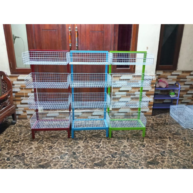 RAK CHIKI serbaguna 4 susun murah