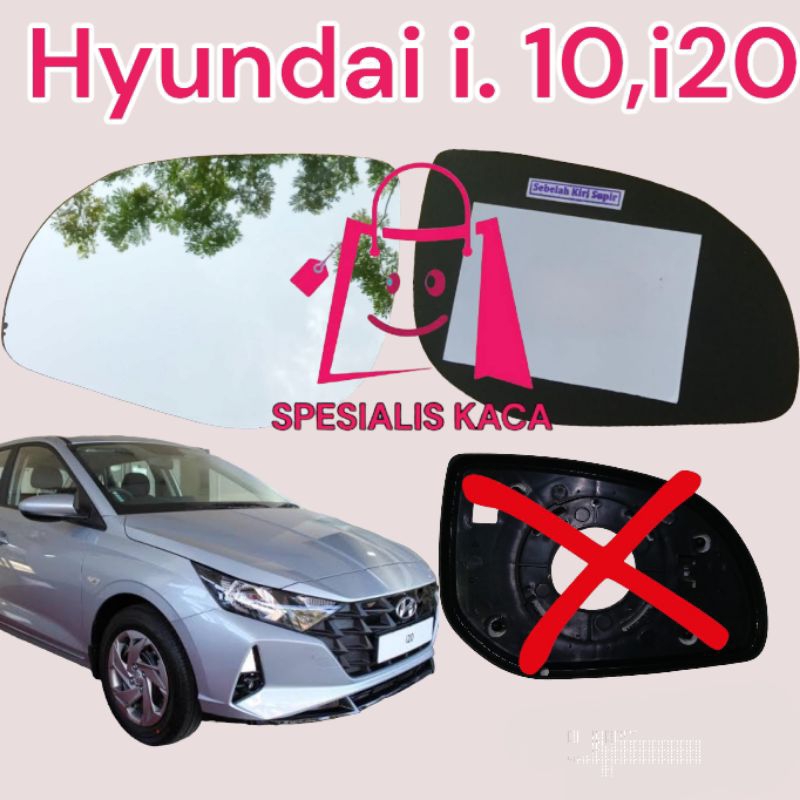 hyundai i. 10 kaca spion hyundai i 10 i. 20 kaca spion refill tanpa frame