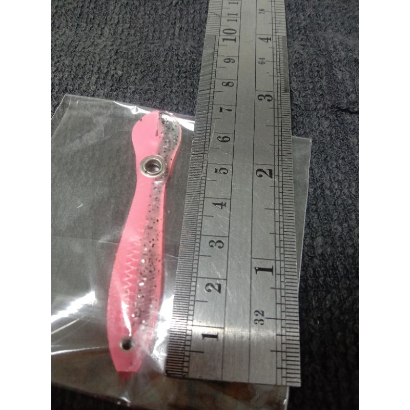 UMPAN PANCING MODEL IKAN BAHAN KARET SILICON LEMBUT 6,5 CM WARNA RANDOM