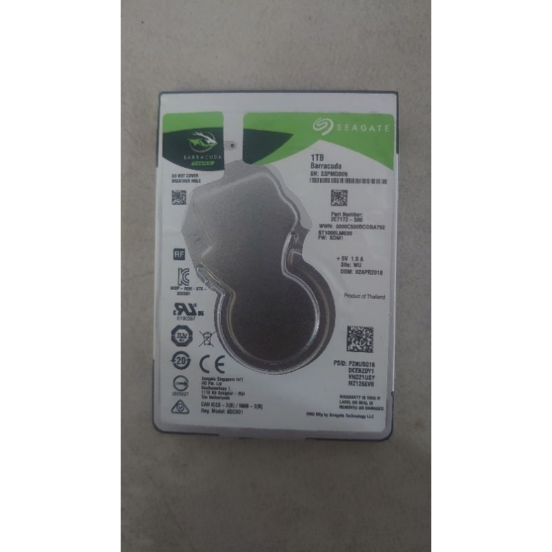 SEAGATE BARRACUDA INTERNAL 1TB - HDD LAPTOP 2,5'' - second