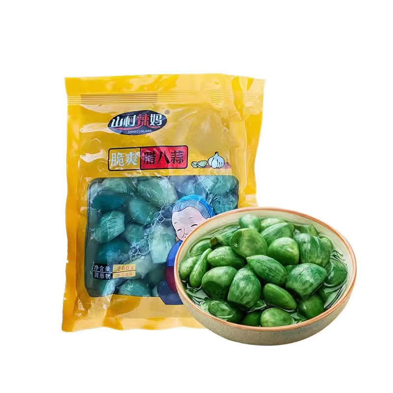 

Acar Bawang Putih Hijau Segar dengan Rasa Asin Khas Cina 260 gram