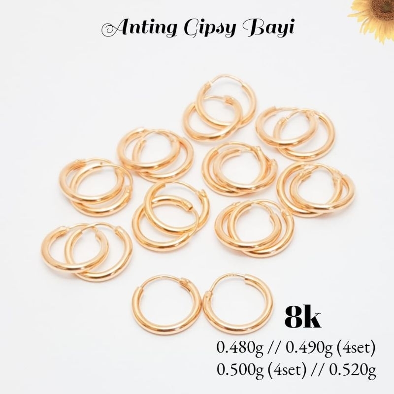 ANTING GIPSY BAYI 0.510g KADAR 8K