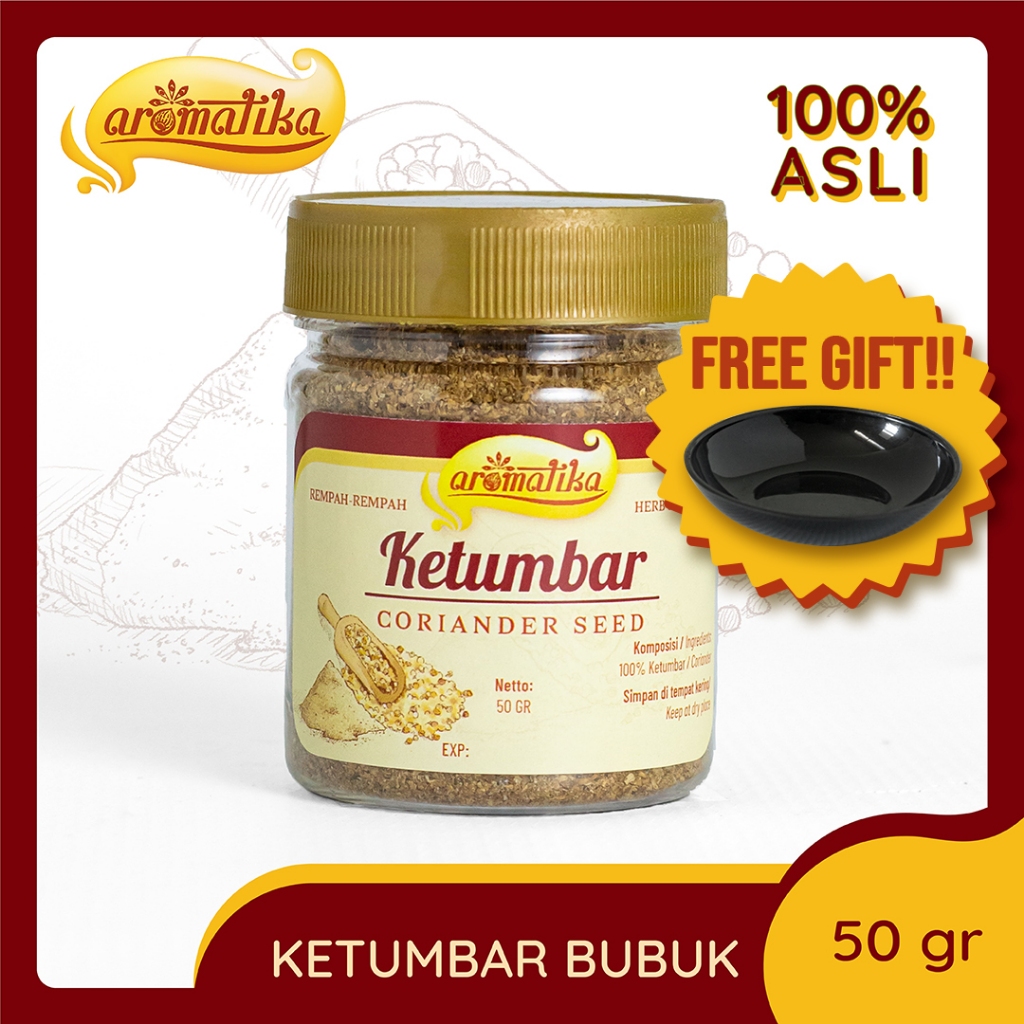 

[Gratis Tempat Sambal] Ketumbar Bubuk Aromatika (100% asli): Bubuk Ketumbar Wangi dan Gurih untuk Masakan Nikmat dan kaya Rempah