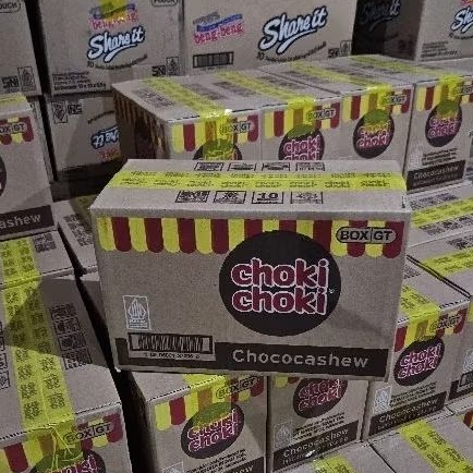 

CTN 9*180GR - CHOKI CHOKI COKI ISI 9 BOX ( PER BOX ISI 20 PCS ) KARTON / COKLAT PASTA COKELAT