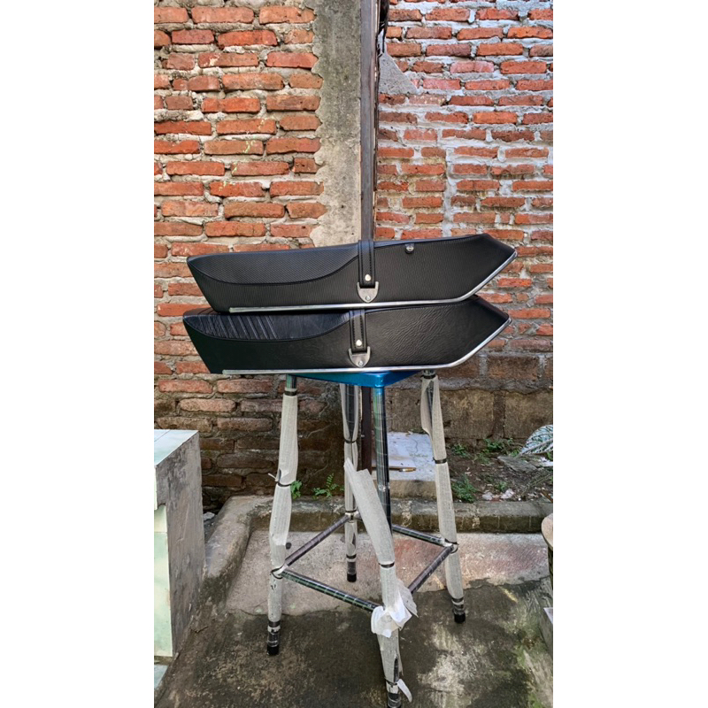 (bisa cod) Jok gl100 Mojokertoan mbtech model standart spon biru anti gembos jaminan srit 2 jari Jok