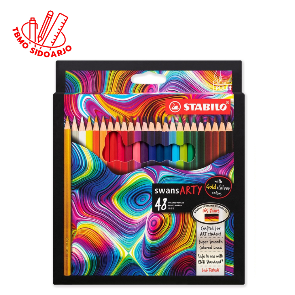 

TBMO Stabilo Pensil Warna Swans Arty 48 Warna 1520/48/0321