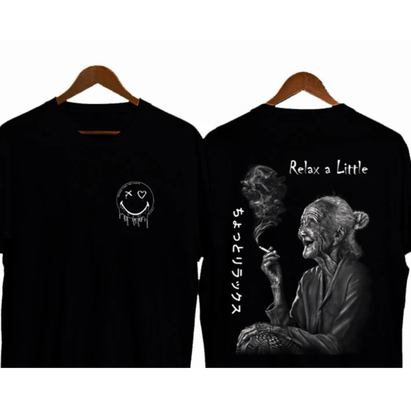 Tshirt/kaos kata kata Relax a little