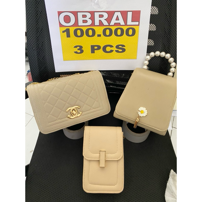 Paket Hemat 100rb (Isi 3 Tas Wanita) Tas Grosir